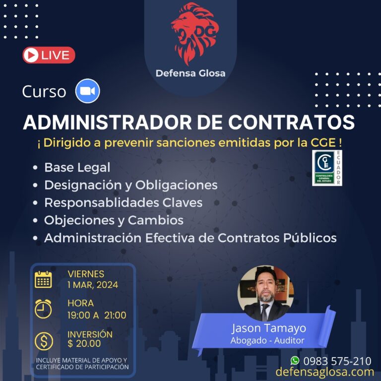 ADMINISTRADOR DE CONTRATOS