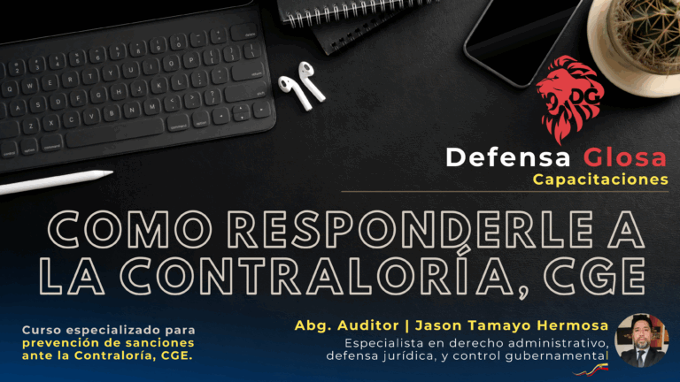 COMO RESPONDERLE A LA CONTRALORÍA GENERAL DEL ESTADO